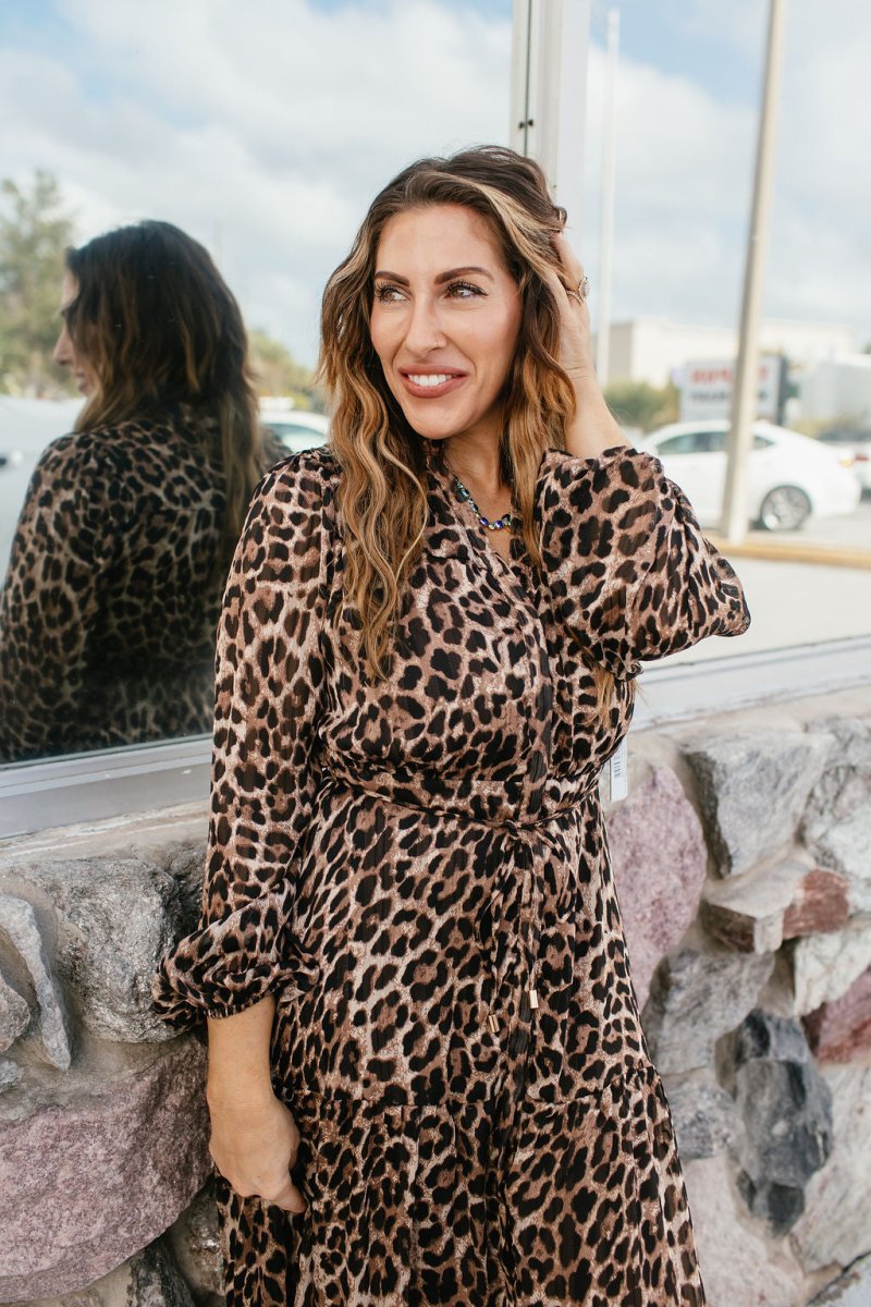 Leopard Luxe Maxi Dress - Reg & Curvy - Macoma Boutique250 Dresses