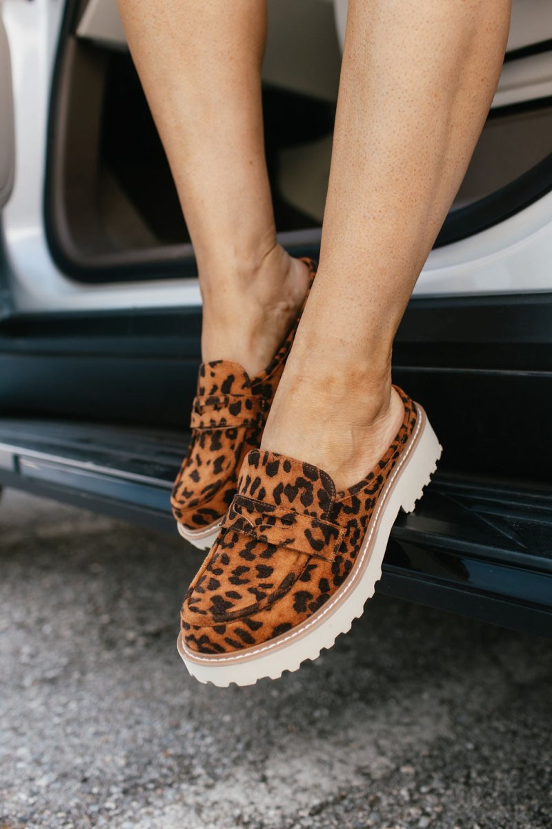 Leopard Mora Shoes - Macoma Boutique