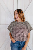 Let It Out Top - FINAL SALE - Macoma Boutique100 Short Sleeve