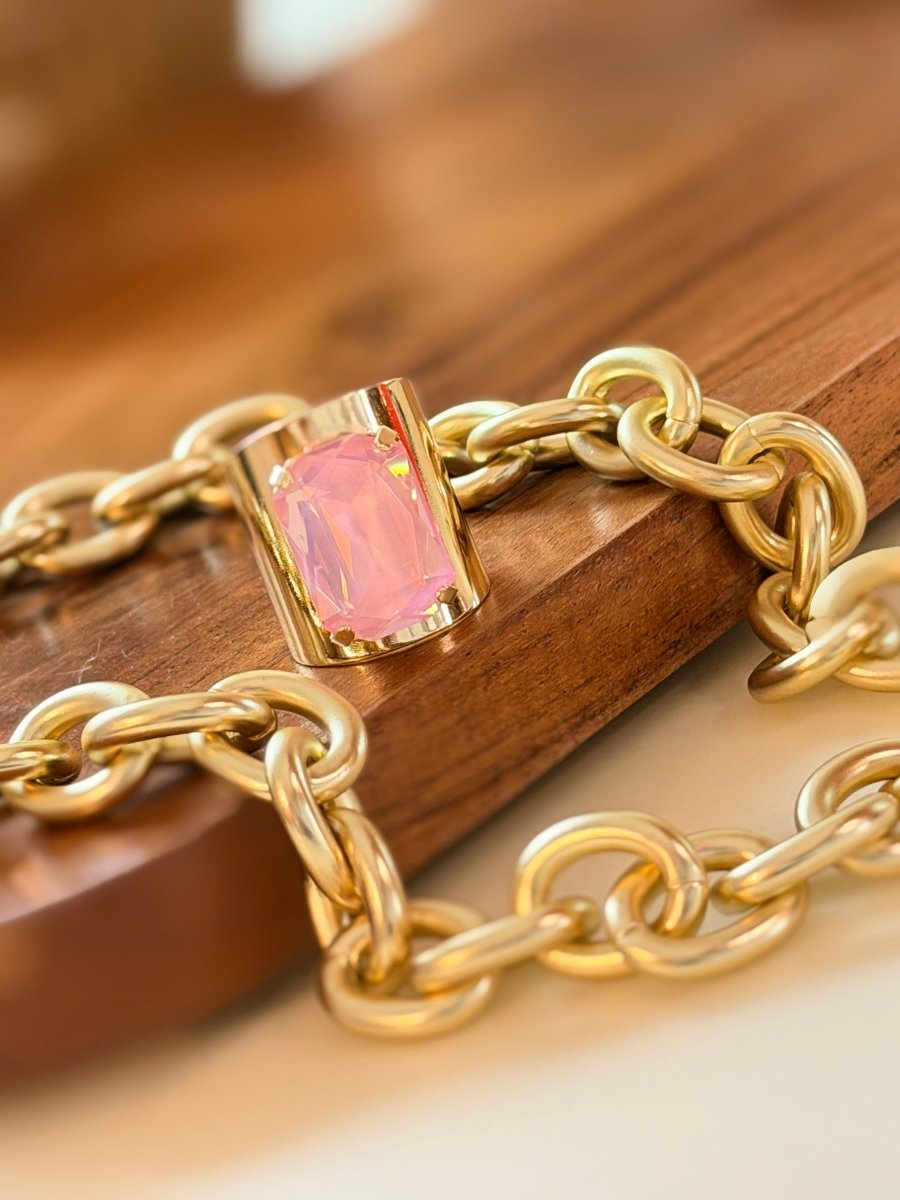 Let's Party Ring In Pink - Macoma Boutique315 Jewelry