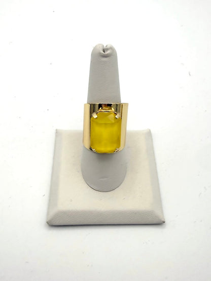 Let's Party Ring In Yellow - Macoma Boutique315 Jewelry