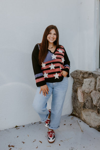 Liberty Lane Top In Black - Macoma Boutique120 Long Sleeve