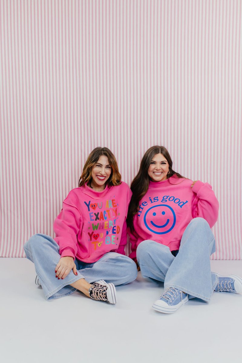 Life Is Good Reversible Pullover - Macoma Boutique130 Sweaters