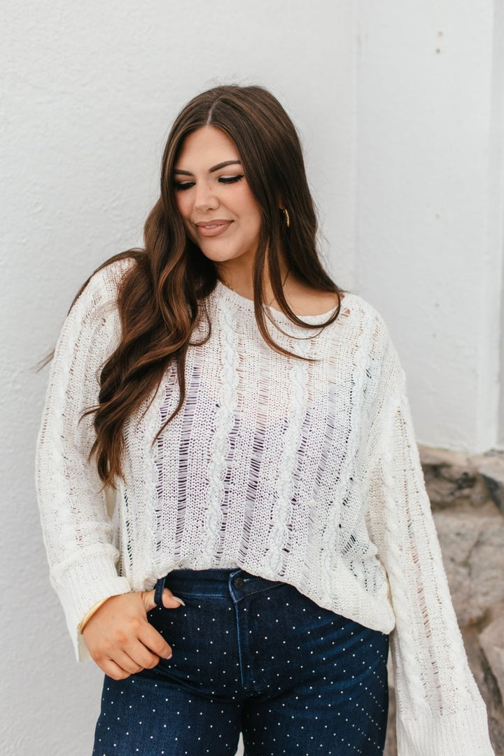 Light As A Feather Sweater - Macoma Boutique120 Long Sleeve
