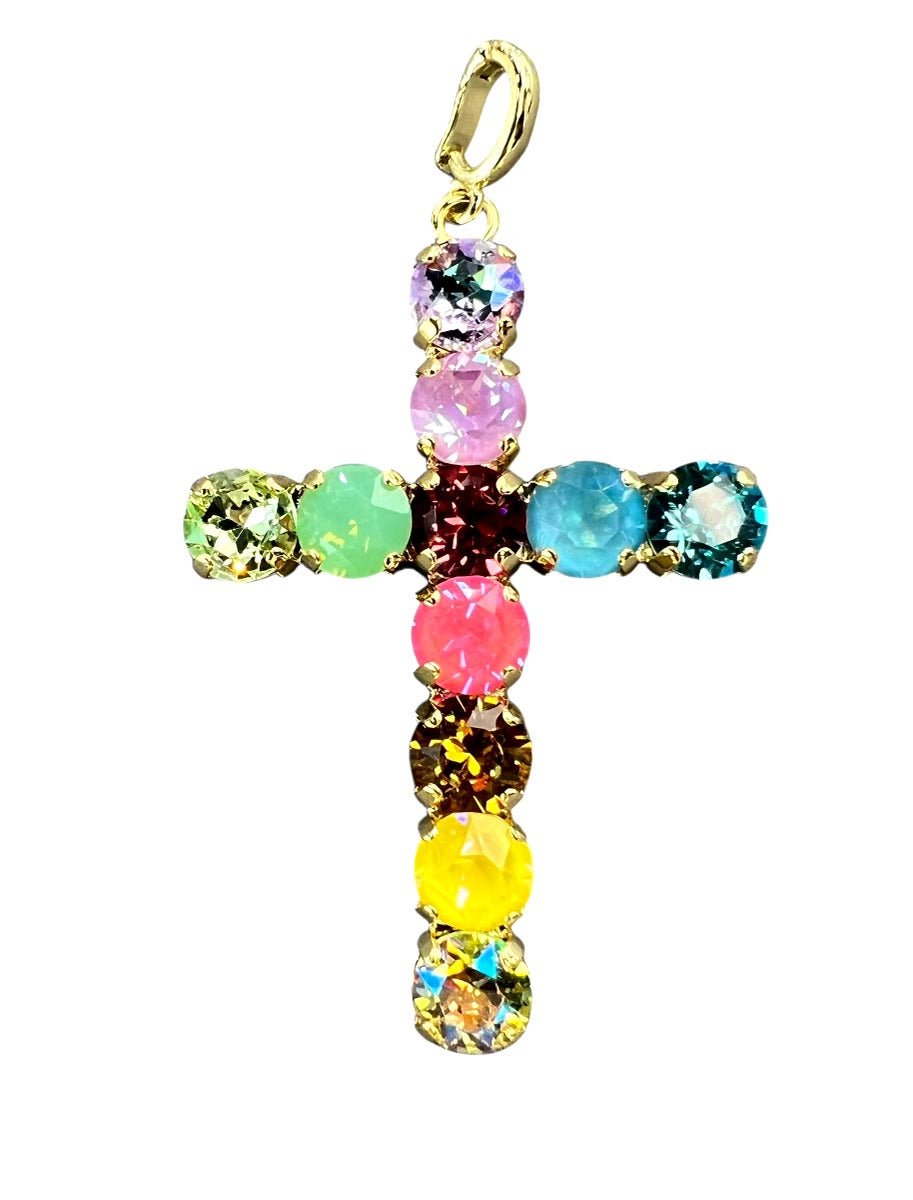 Light Multi Cross Pendant - Macoma Boutique310 Accessories/Jewelry