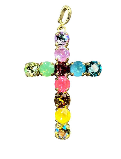 Light Multi Cross Pendant - Macoma Boutique310 Accessories/Jewelry