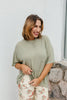 Lived In Top In Herb - Macoma Boutique100 Short Sleeve
