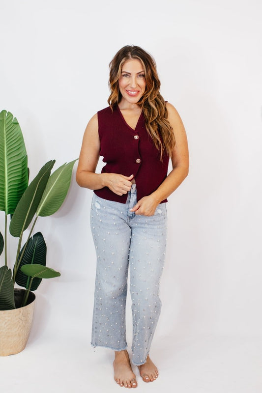 Long Season Sweater Vest - Macoma Boutique230 Outerwear