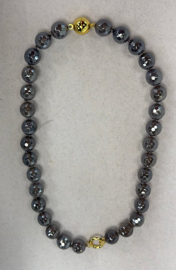 Love Bug 12MM Necklace in Gray Skies - Macoma Boutique315 Jewelry