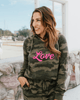 Love & Camo Graphic Hoodie - FINAL SALE - Macoma Boutique555 Presales