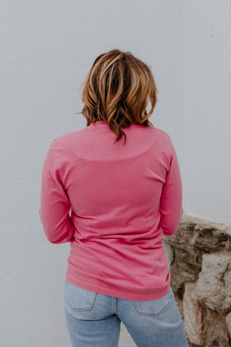 Love Collage Long Sleeve Graphic Top - FINAL SALE - Macoma Boutique555 Presales