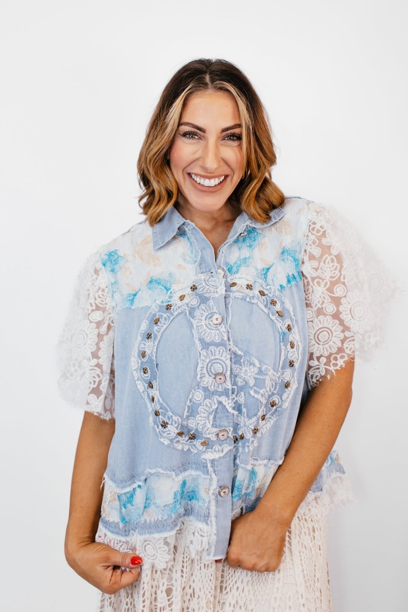Love Them Anyway Top - FINAL SALE - Macoma Boutique100 Short Sleeve