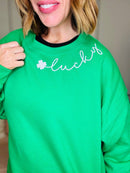 Luck Of The Irish Graphic Pullover - FINAL SALE - Macoma Boutique555 Presales