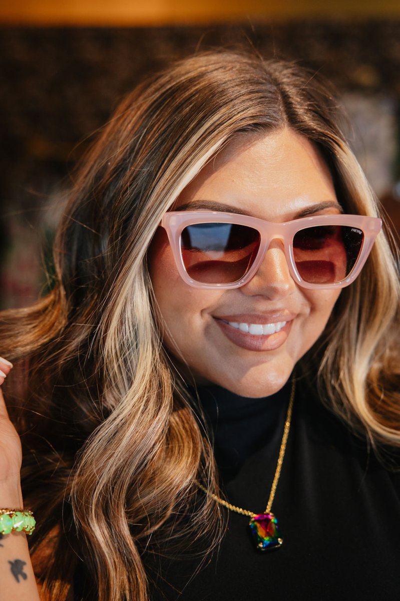 Lucy Sunglasses In Pink - Macoma Boutique310 Accessories/Jewelry
