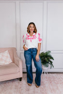 Lush Garden Top - FINAL SALE - Macoma Boutique100 Short Sleeve