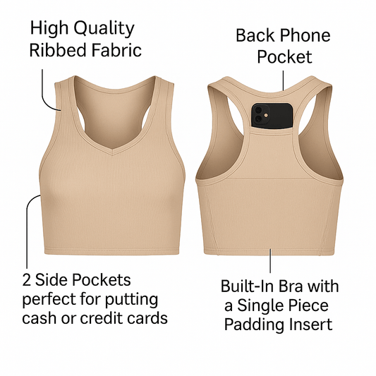 Lyra All Purpose Pocket Brami - Solid Collection - Macoma Boutique555 Presales