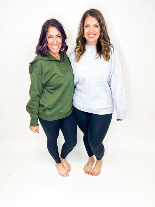 Macoma Custom Leggings - Solid Black FINAL SALE - Macoma Boutique190 Leggings