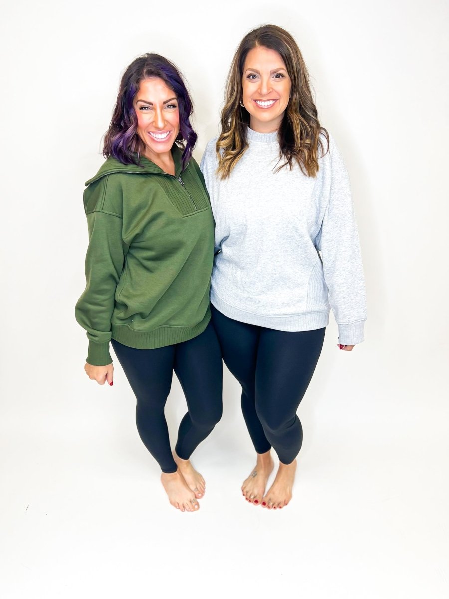 Macoma Custom Leggings - Solid Black FINAL SALE - Macoma Boutique190 Leggings