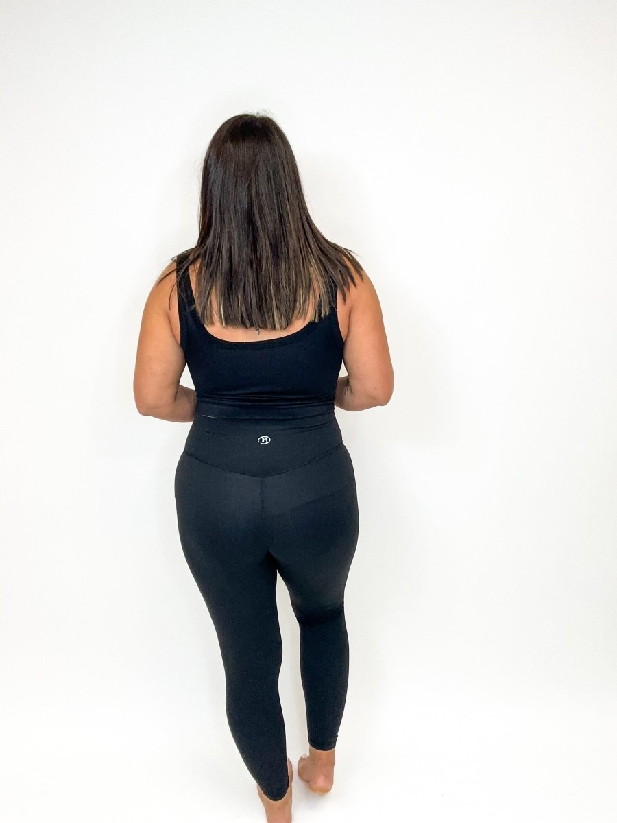 Macoma Custom Leggings - Solid Black FINAL SALE - Macoma Boutique190 Leggings