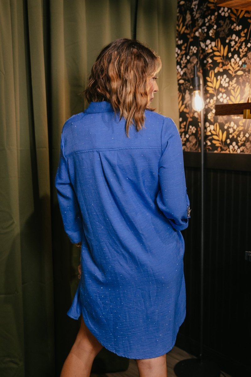 Make An Entrance Dress In Denim - Reg & Curvy - Macoma Boutique250 Dresses