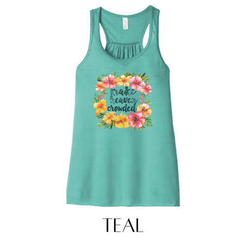 Make Heaven Crowded Graphic Tank Top - FINAL SALE - Macoma Boutique555 Presales