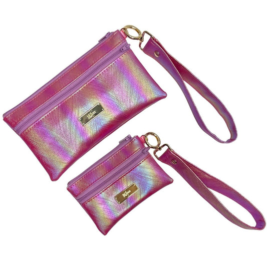 Makeup Junkie Bags - Demi - Sparkle Pink - Macoma Boutique555 Presales