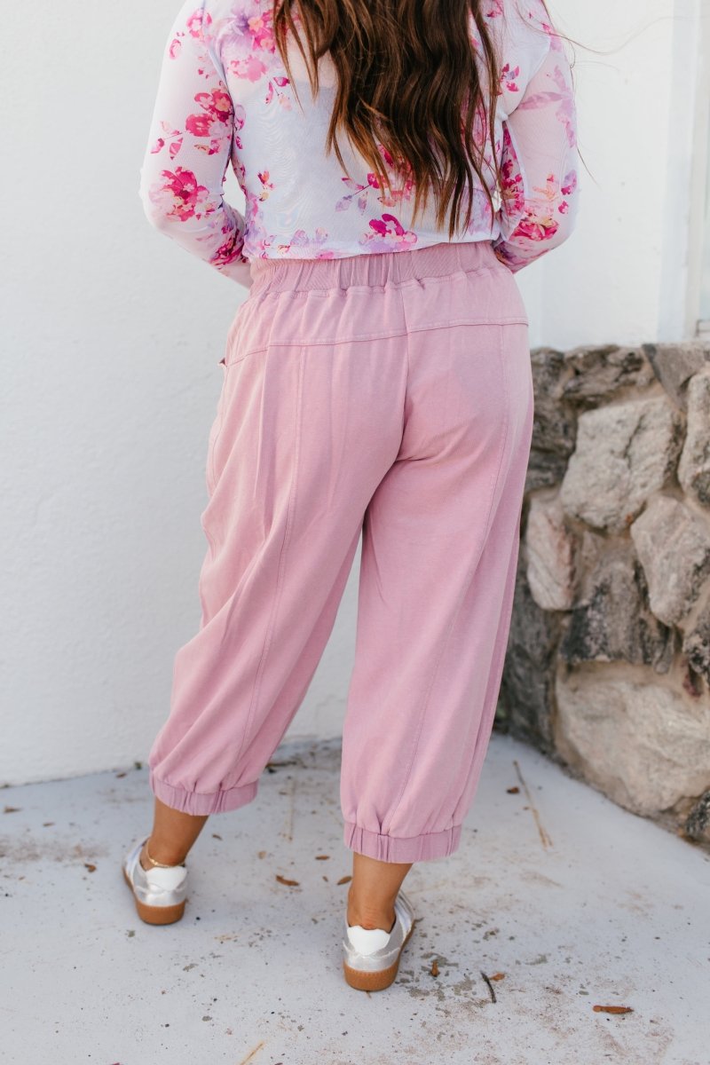 Making Me Blush Joggers - Reg & Curvy - Macoma Boutique100 Short Sleeve