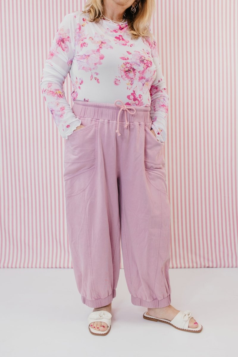 Making Me Blush Joggers - Reg & Curvy - Macoma Boutique100 Short Sleeve