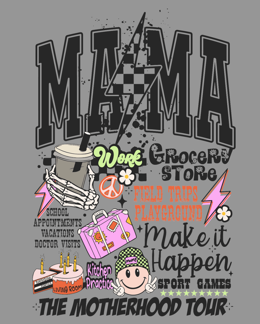Mama World Tour Graphic Pullover - FINAL SALE