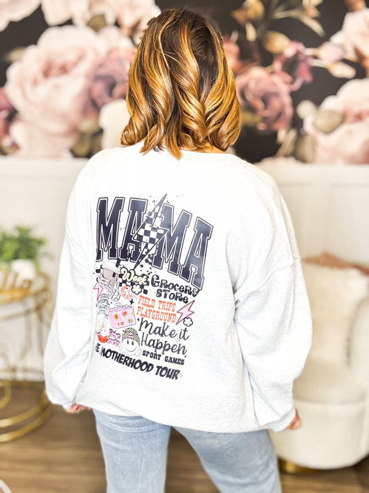Mama World Tour Graphic Pullover - FINAL SALE - Macoma Boutique555 Presales