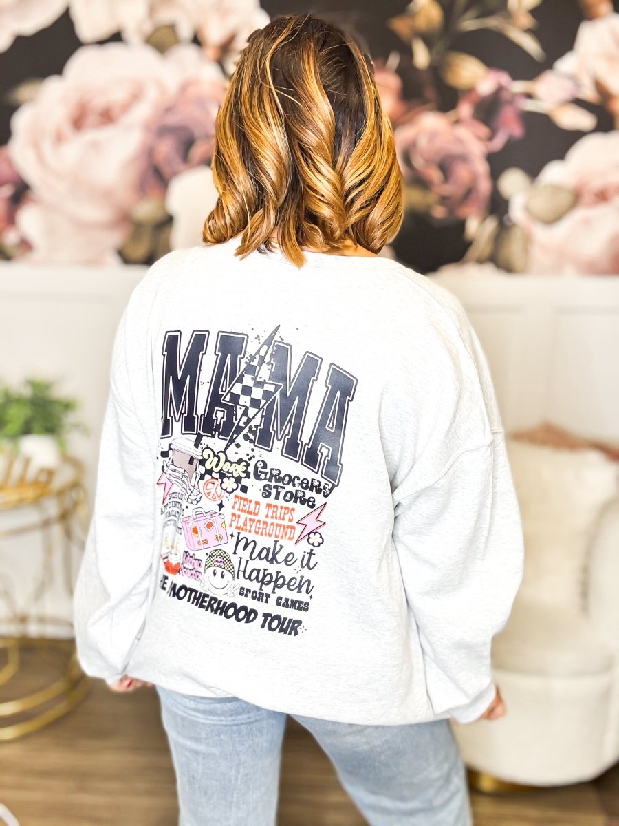 Mama World Tour Graphic Pullover - FINAL SALE
