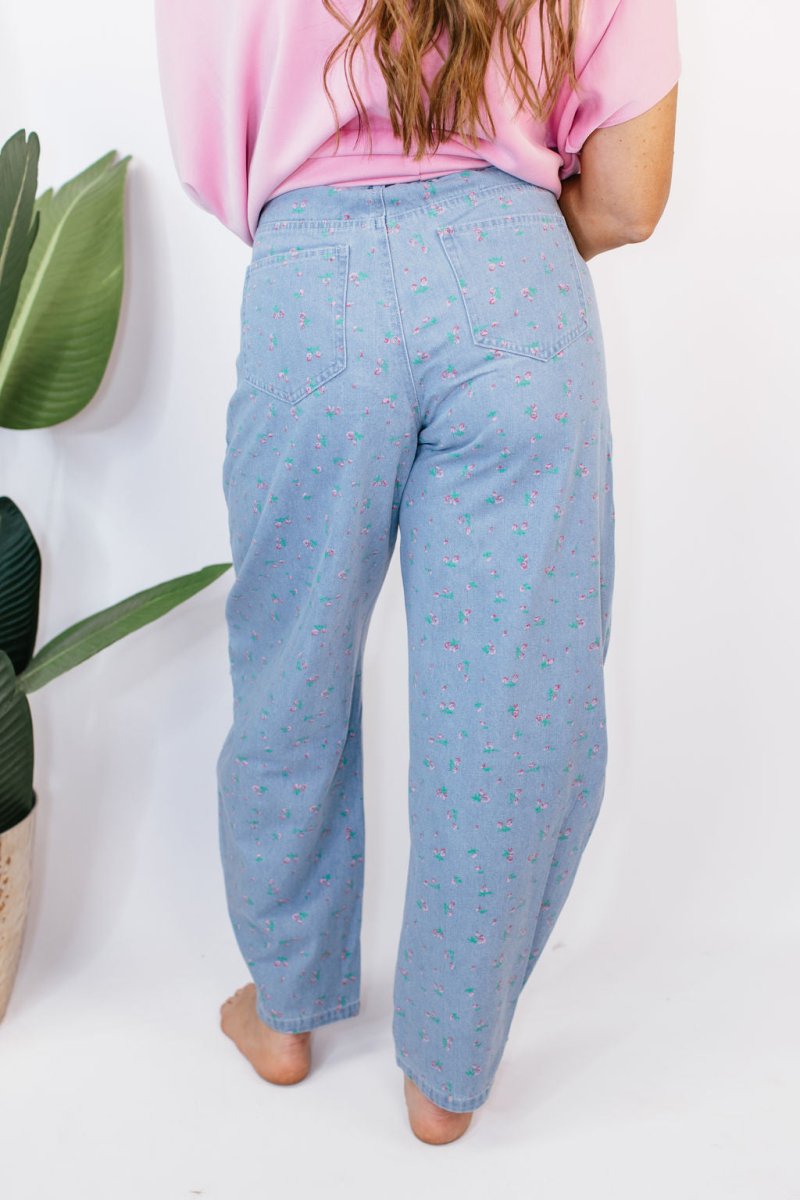 Meadow Fade Barrel Jeans Reg/Curvy - FINAL SALE - Macoma Boutique210 Other Bottoms