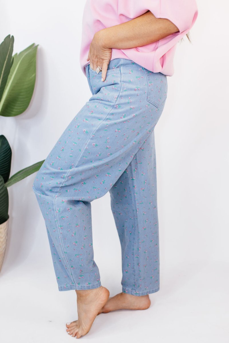 Meadow Fade Barrel Jeans Reg/Curvy - FINAL SALE - Macoma Boutique210 Other Bottoms