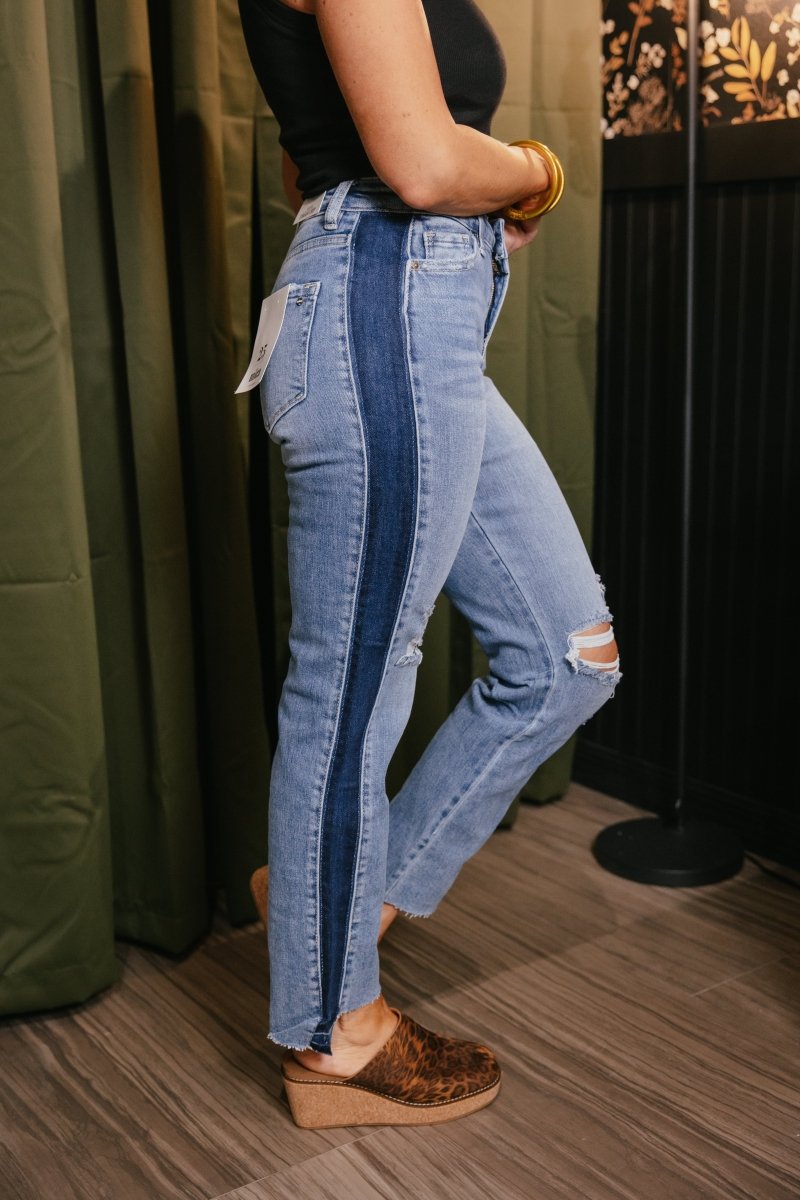 Mica Denim Split Decision Jeans - Macoma Boutique170 Denim