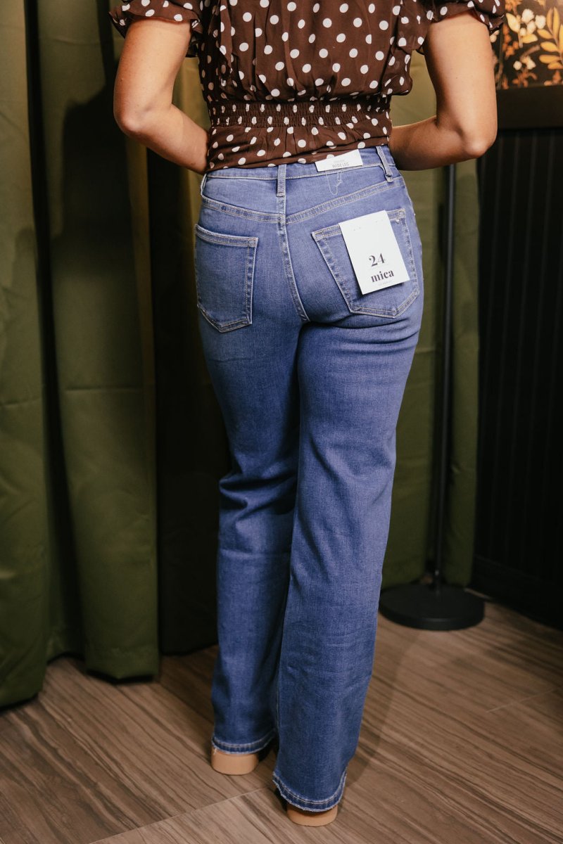 Mica Denim Starry Night Wide Leg Jeans - Macoma Boutique170 Denim