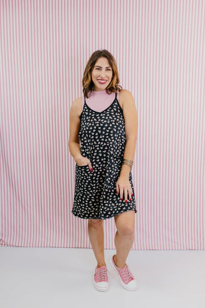 Midnight Daisy Romper - Macoma Boutique250 Dresses