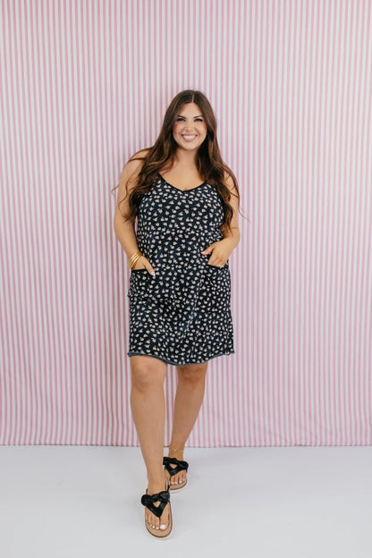 Midnight Daisy Romper - Macoma Boutique250 Dresses