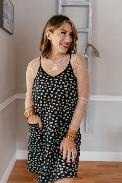 Midnight Daisy Romper - Macoma Boutique250 Dresses