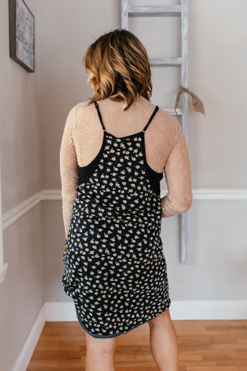 Midnight Daisy Romper - Macoma Boutique250 Dresses