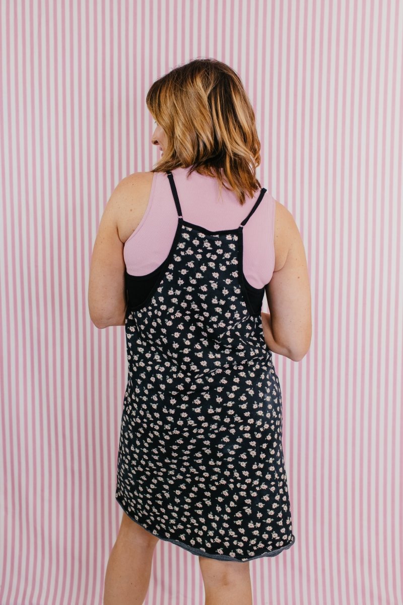 Midnight Daisy Romper - Macoma Boutique250 Dresses