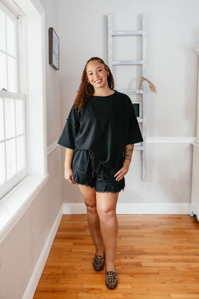 Midnight Fringe Shorts - Macoma Boutique180 Shorts