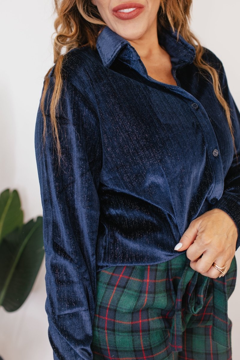 Midnight Luxe Top - Reg & Curvy - Macoma Boutique120 Long Sleeve