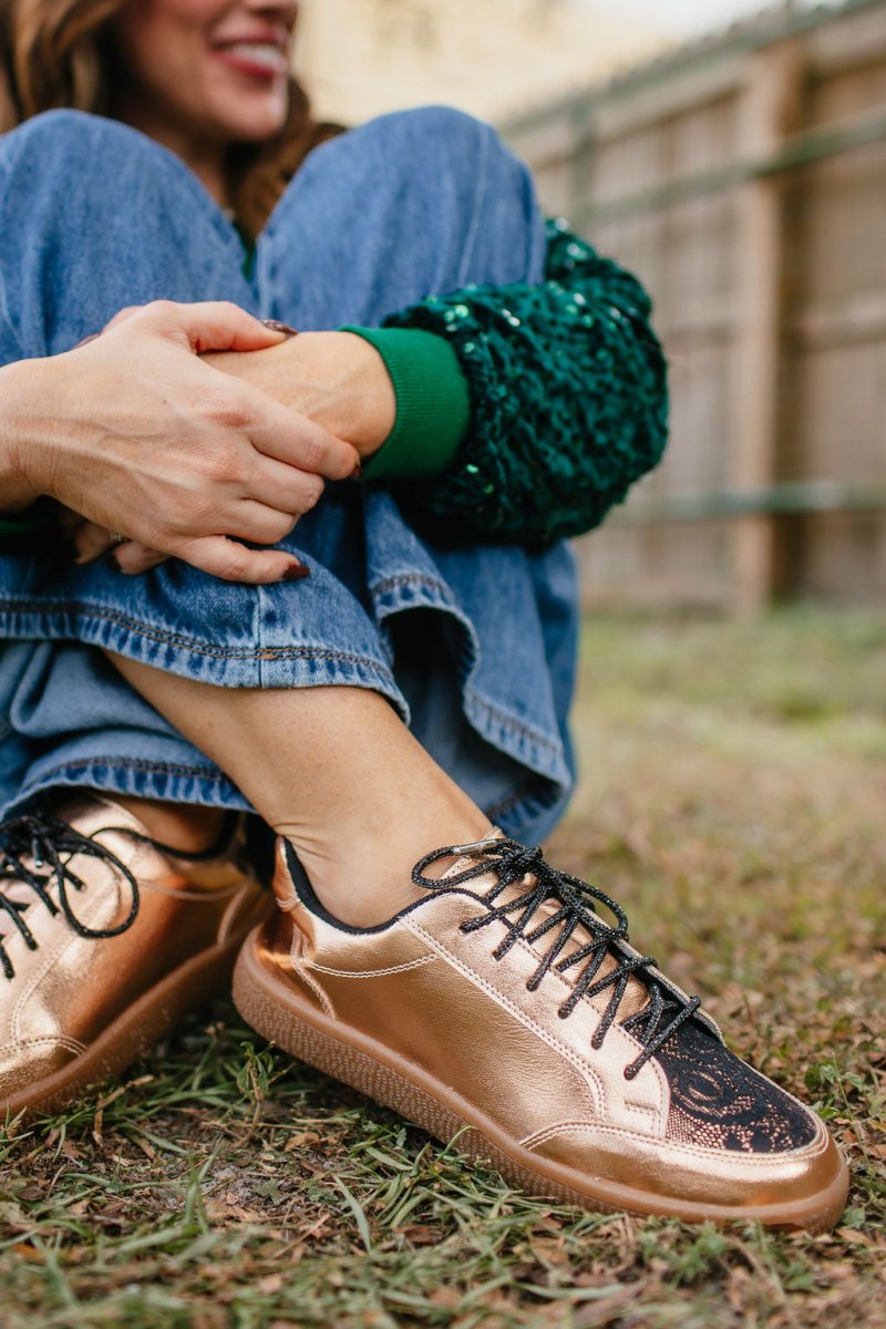 Midnight Rosé Custom Sneakers with Rhinestone Laces - Macoma Boutique301 Sneakers