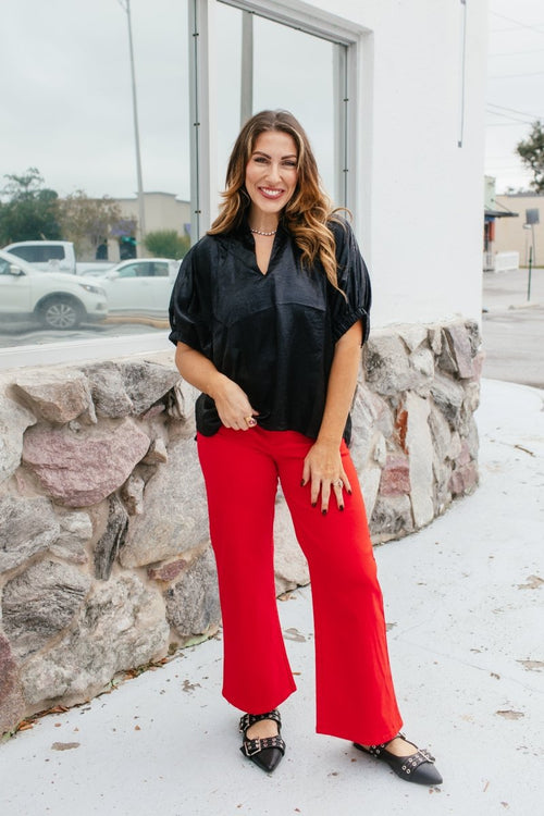 Midnight Shine Top - Reg & Curvy - Macoma Boutique100 Short Sleeve