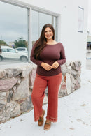 Mocha Mood Top - Reg & Curvy - Macoma Boutique120 Long Sleeve