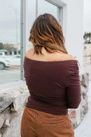 Mocha Mood Top - Reg & Curvy - Macoma Boutique120 Long Sleeve