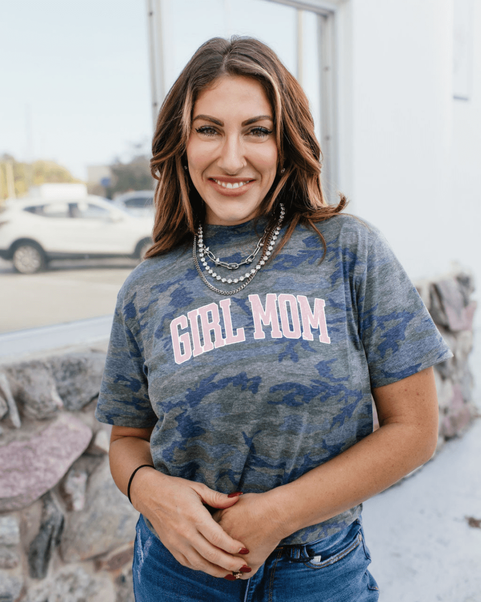 Mom Vintage Camo Graphic Tee - FINAL SALE