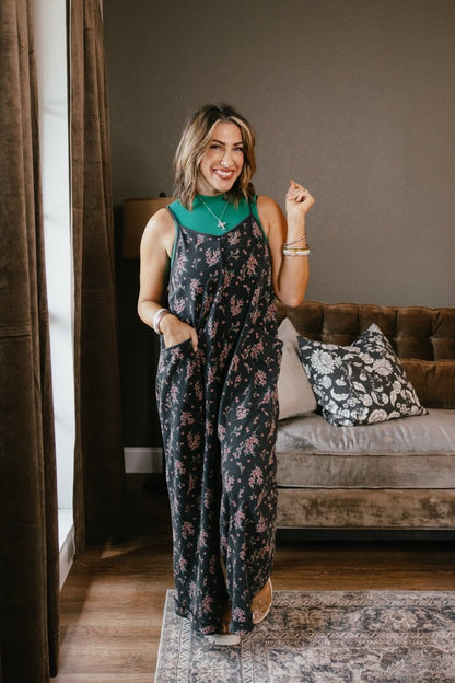 Moonlit Garden Overalls - Macoma Boutique260 Jumpsuits/Rompers/Overalls