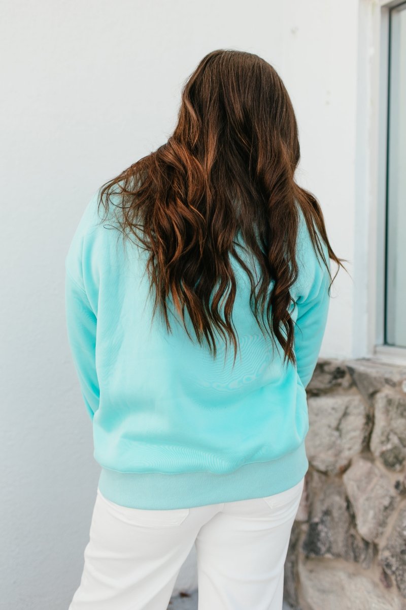 Mother Mock Neck Pullover In Mint - Macoma Boutique130 Sweaters