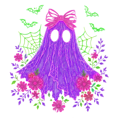 Neon Ghost Graphic Long Sleeve Tee - FINAL SALE - Macoma Boutique555 Presales
